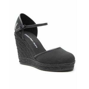 Calvin Klein Jeans Espadrilles Wedge Sandal Close Toe Co YW0YW00569 Fekete kép