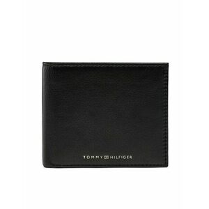 Tommy Hilfiger Nagyméretű férfi pénztárca Th Premi Leather Extra Cc & Coin AM0AM11096 Fekete kép