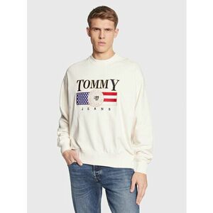 Tommy Jeans Pulóver Luxe DM0DM15717 Fehér Comfort Fit kép