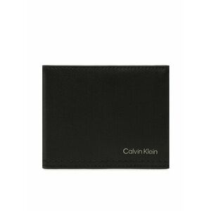 Calvin Klein Nagyméretű férfi pénztárca Duo Stitch Bifold 6Cc W/Bill K50K510323 Fekete kép