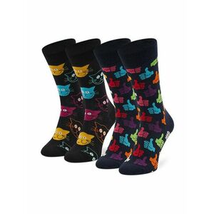 2 pár hosszú szárú unisex zokni Happy Socks kép