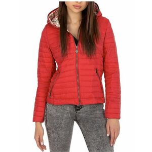 piros steppelt kabát kapucnival kép
