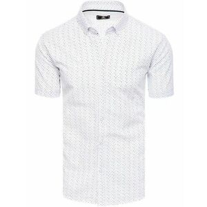 Fehér rövid ing, kis mintával kép