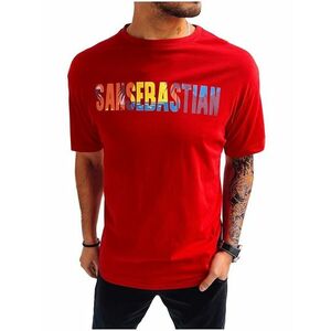 piros san sebastian férfi póló kép