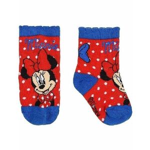 Minnie mouse disney - piros-kék pöttyös zokni kép