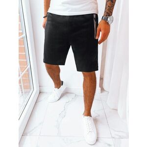 LegyFerfi Sportos fekete férfi rövidnadrág oldalsó cipzárral kép