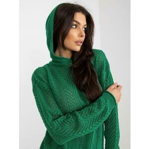 Női kapucnis pulóver DOBRA zöld kép