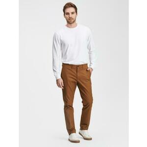 GapFlex khaki színű, slim fit nadrág kép