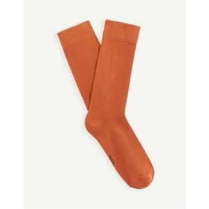 Milof magas zokni Supima® Orange pamutból készült zokni kép