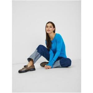 Kék női könnyű pulóver kép