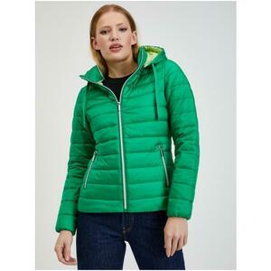 Zöld Női téli steppelt kabát kép