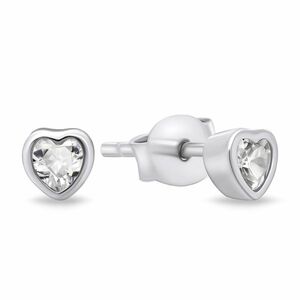 Brilio Silver Brilio Silver Gyengéd ezüst szív fülbevaló cirkónium kővel EA599W kép