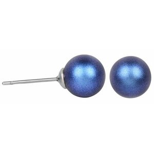 Levien Levien Modern fülbevaló Pearl Iridescent Dark Blue kép