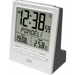 JVD JVD Rádió-vezérelt digitális ébresztőóra hőmérővel RB9299.1 kép