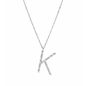 Rosato Rosato Ezüst nyaklánc K betű medállal Cubica RZCU11 (lánc, medál) kép