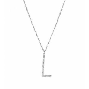 Rosato Rosato Ezüst nyaklánc L betű medállal Cubica RZCU12(lánc, medál) kép
