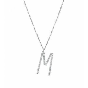 Rosato Rosato Ezüst nyaklánc M betű medállal Cubica RZCU13 (lánc, medál) kép