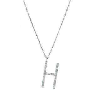 Rosato Rosato Ezüst nyaklánc H betű medállal Cubica RZCU08 (lánc, medál) kép