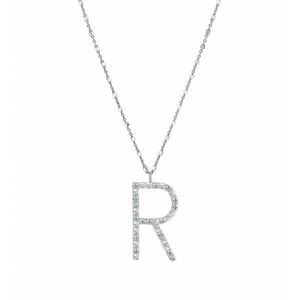Rosato Rosato Ezüst nyaklánc medállal R betű medállal Cubica RZCU18 (lánc, medál) kép