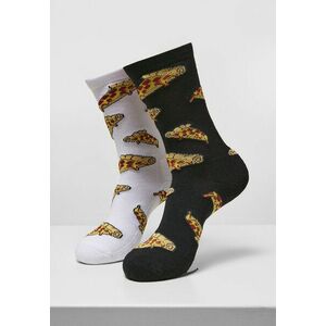 Mr. Tee Pizza Slices Socks 2-Pack black/white kép