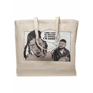 Mr. Tee Sorry Oversize Canvas Tote Bag offwhite kép
