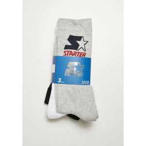 Starter Crew Socks heathergrey/black/white kép