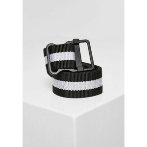 Urban Classics Easy Belt with Stripes black/white kép