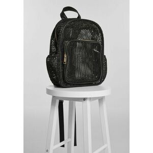 Urban Classics Lady Backpack Mesh Transparent black kép