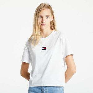 Tommy Jeans Tommy Center Badge Tee White kép