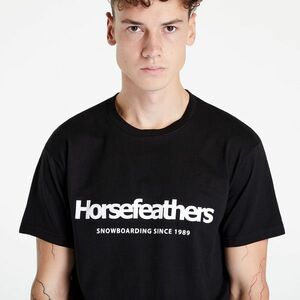 Horsefeathers Quarter T-Shirt Black kép