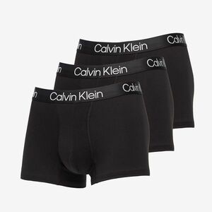 Calvin Klein Structure Cotton Trunk 3-Pack Black kép