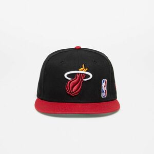 New Era Miami Heat Team Arch 9FIFTY Snapback Cap Black/ Red/ Green kép