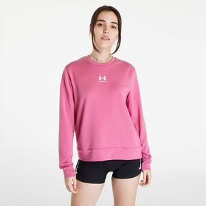 Under Armour Rival Terry Crew Pace Pink/ White kép