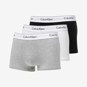 Calvin Klein Modern Cotton Stretch Trunk 3-Pack Black/ White/ Grey Heather kép