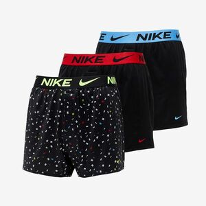 Nike Dri-FIT Essential Micro Boxer 3-Pack Swooshfetti Print/ Black/ Uni Red kép
