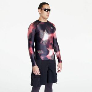 Under Armour IsoChill Printed Compression LS Black/ Phosphor Green kép