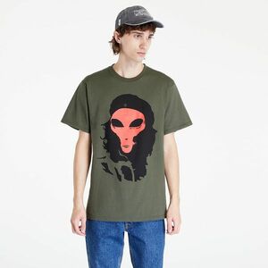 PLEASURES Alien T-Shirt Olive kép