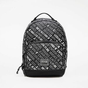 Versace Jeans Couture Range Logo Lettering Backpack Black/ White kép