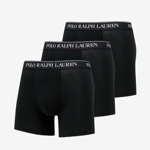 Ralph Lauren Stretch Cotton Boxer Briefs 3-Pack Black kép