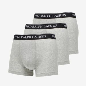 Ralph Lauren Stretch Cotton Classic Trunks 3-Pack Grey kép