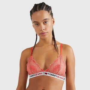 Tommy Jeans ID Lace Unlined Triangle Bright Vermillion kép