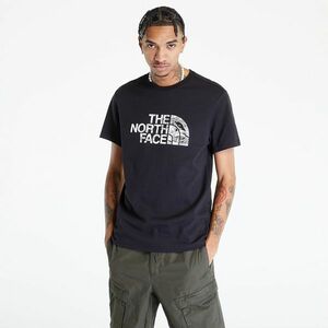 The North Face S/S Woodcut Dome Tee Black kép
