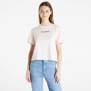 Tommy Jeans Classic Serif Linear T-Shirt Pink kép