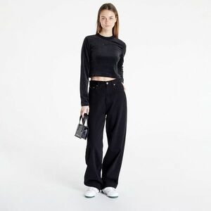 Nike Sportswear Women's Velour Long-Sleeve Top Black/ Anthracite kép