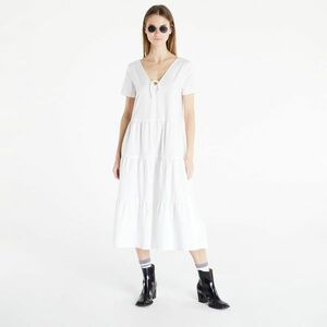 Tommy Jeans Poplin Tiered Ss Dress White kép
