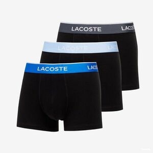 LACOSTE Trunk 3-Pack Black/ Blue kép