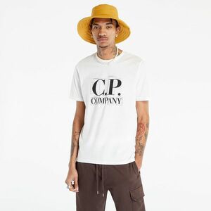 C.P. Company Jersey Large Graphic Logo T-Shirt Gauze White kép