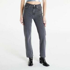 Calvin Klein Jeans High Rise Straight Pants Black kép