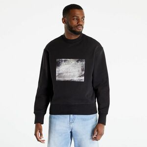 Calvin Klein Jeans Motion Blur Photopri Sweatshirt Black kép