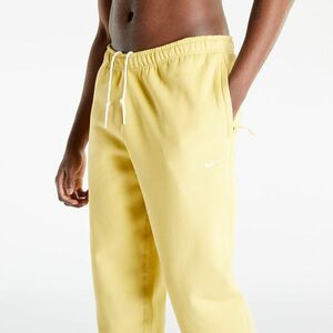 NikeLab Solo Swoosh Men's Fleece Pants Saturn Gold/ White kép